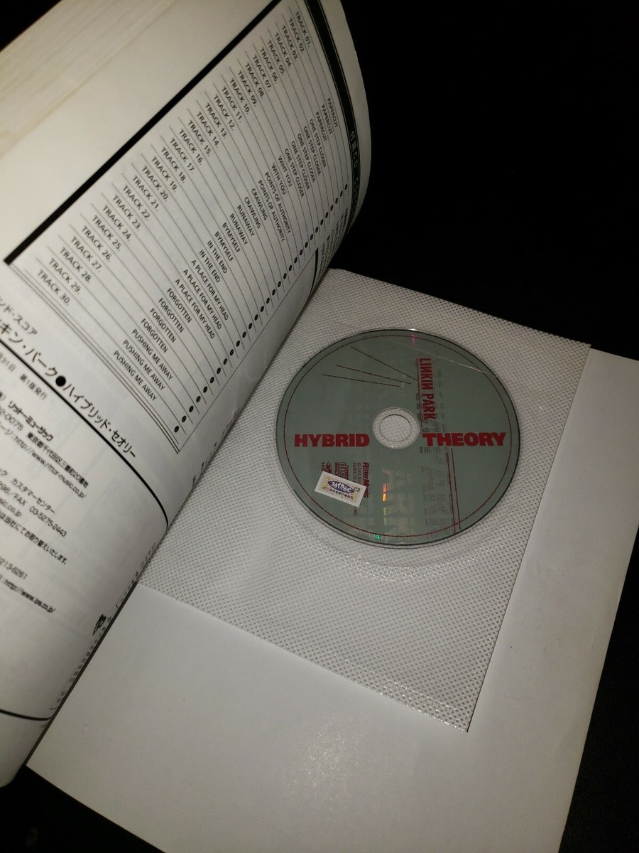 Linkin Park Hybrid Theory Japan Band Score Song Book w CD Guitar