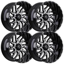 Set-4 Tis 544mb 22x12 6x1356x139.7 -44mm Black Machined Wheels Rims 22 Inch Set-4 Tis 544mb 22x12 6x1356x139.7 -44mm Black Machined Wheels Rims 22 Inch
