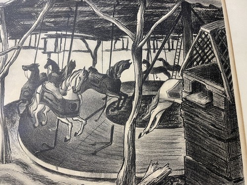 21+16’ American c. 1935 Jack Markow Lithography Carousel - Picture 2 of 8