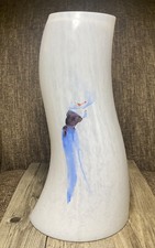 KOSTA BODA Art Glass Vase Catwalk By Artist Kjell Engman Sweden 14 Signed