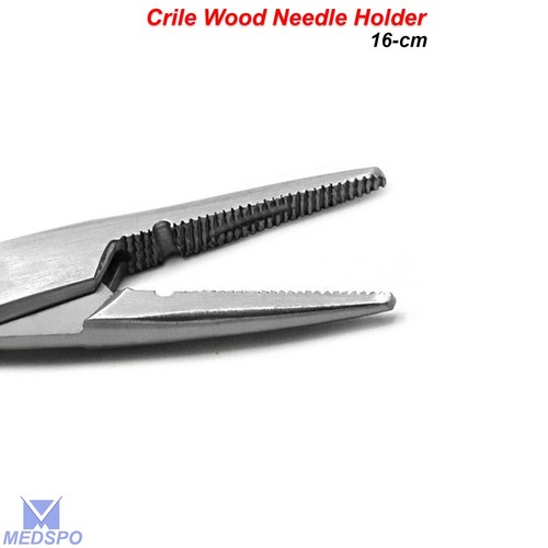 Surgical Needle Holder Hemostatic Artery Suture Crile Wood Forceps Hemostat Tool - Picture 2 of 5