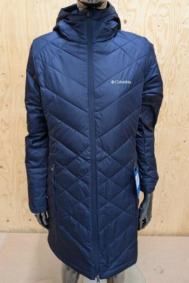 Columbia Heavenly Long Hooded Damenjacke - Navy - Größe SMALL