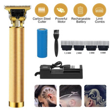 Electric Pro Zero Gap Outline Trimmer Men Cordless T Blade Hair Clipper for Men