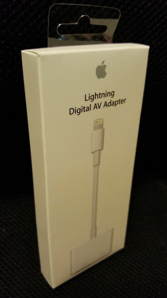 GENUINE NEW Box Apple MD826AMA HDMI Lightning Digital AV TV Adapter Converter - Image 2 of 3