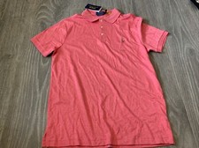 Polo Ralph Lauren Custom Slim Fit Shirt Pink Heather Men s Size: Medium NWT