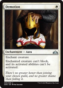 Demotion x4 - Guilds of Ravnica - NM-Mint, English - Guilds of Ravnica