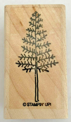 STAMPIN' UP! Sapling Tree Rubber Stamp - Wood Mounted - UNUSED