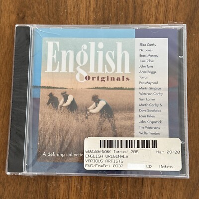 English Originals by Various Artists (CD, Mar-2000, Topic Records) Cracks NEW
