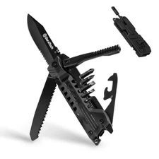 DURATECH 20 in 1 Multitool with Safety Locking with Pocket Knife for Outdoor USA