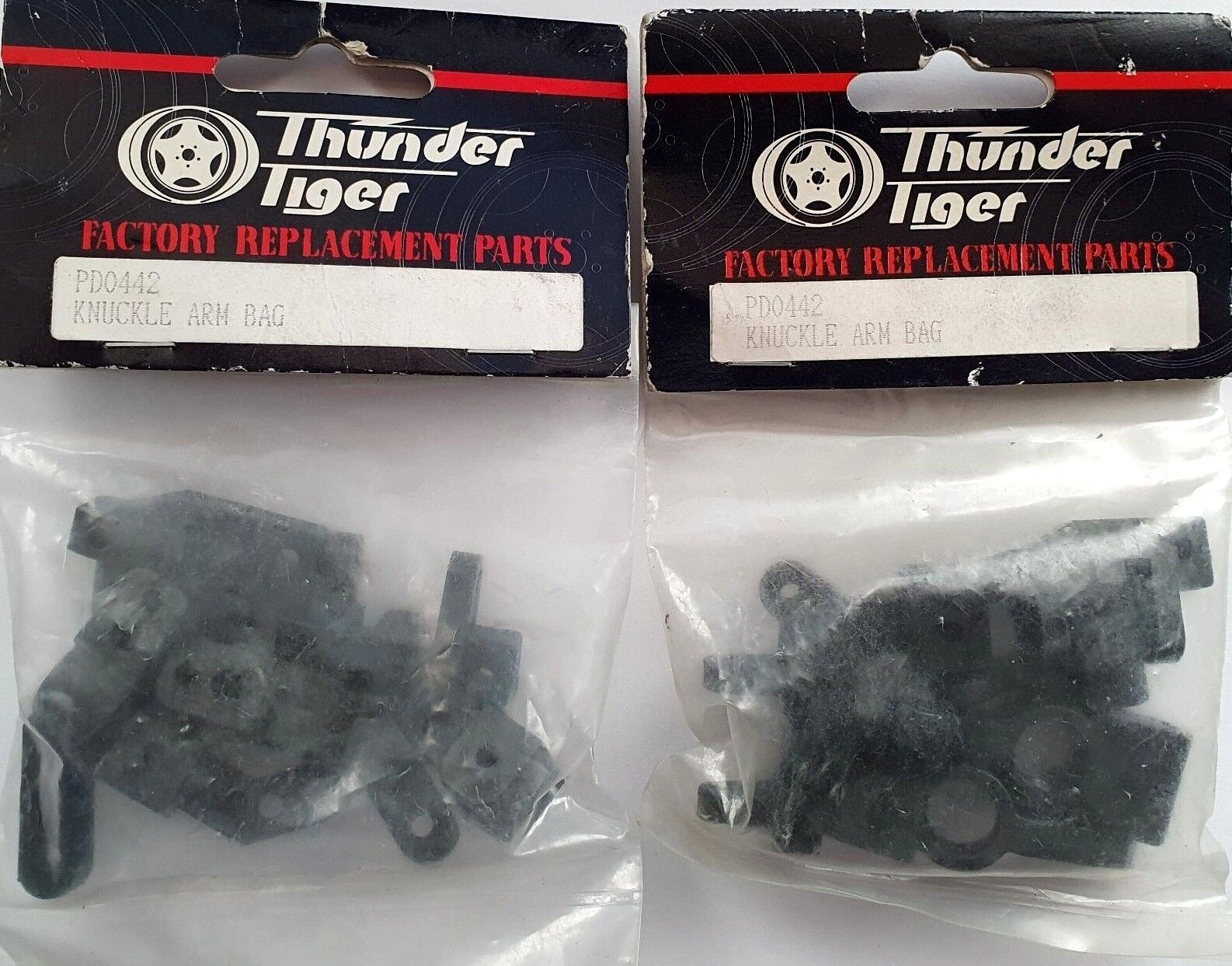 2 x Packets Thunder Tiger PD0442 Knuckle Arm bags Vintage RC spares Parts