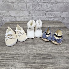 Lot of 3 Infant Girl Shoes Size 3-6 Months