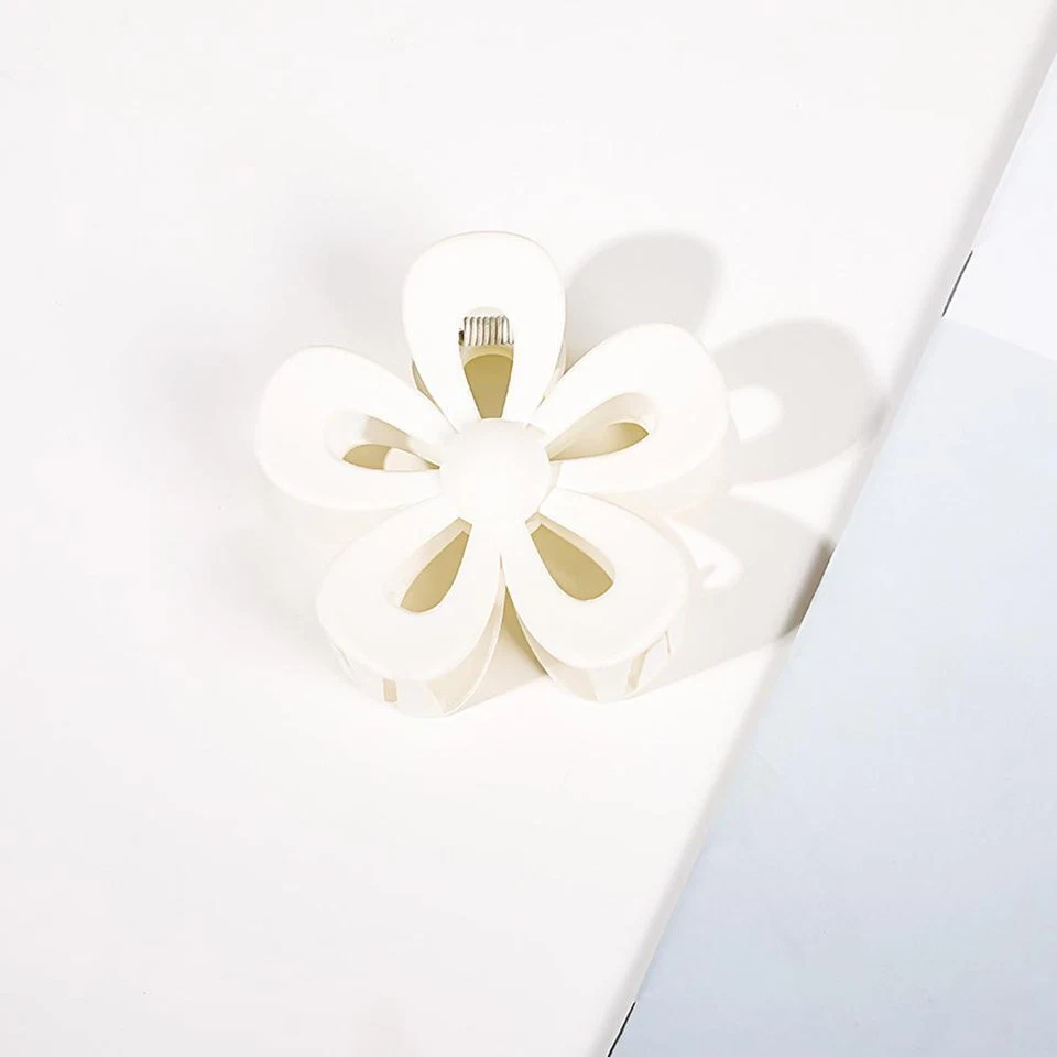 Flor Rasguño Clip Exfoliante Disco Pelo Tiburón Clip Pinza para el Pelo Adorno Agarrar el Pelo C8Y0 Foto 4 de 4