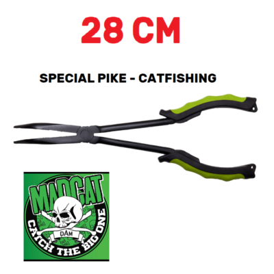 #ad MADCAT UNHOOKING PLIERS PINZA SLAMATORE PESCI IN ACCIAIO LUCCIO SILURO 28 CM EUR 22.00