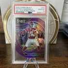 2020 NFL Panini Select Patrick Mahomes II Purple Prizm Die-Cut PSA 10 Gem MT 🔥