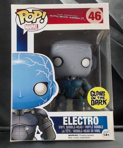 Electro Glow in the Dark Funko Pop Marvel Amazing Spider-Man 2 46 Vaulted