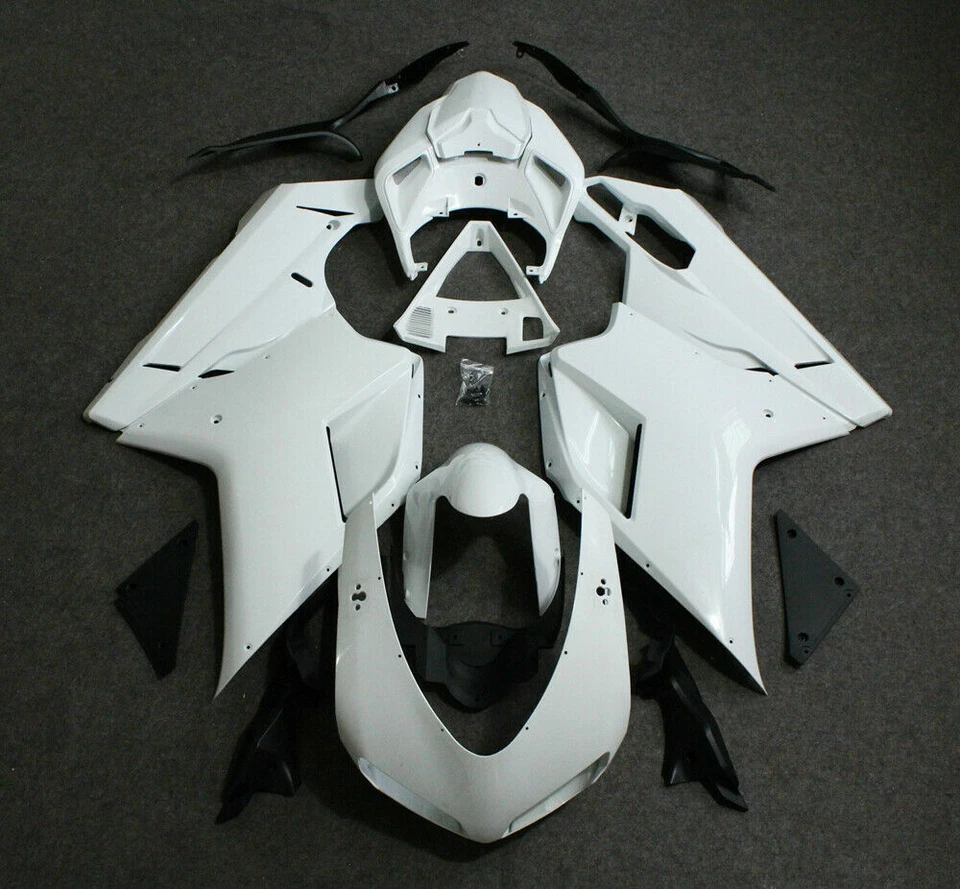 Kit de carrocería de carenado de inyección ABS sin pintar para Ducati 848 1098 1198 07-12 Foto 2 de 4