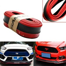 Kit de ala de protección de cuerpo de barbilla divisor de labios parachoques delantero de 8 pies para Ford Mustang