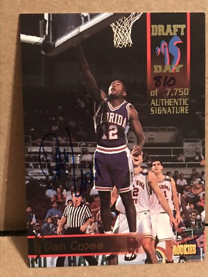 Dan Cross Autographed 1995 Signature Rookies Draft Day Card Florida Gators Ebay