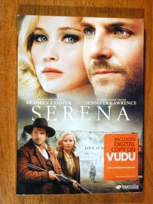 SERENA 2014 DVD BRAND NEW SEALED BRADLEY COOPER JENNIFER LAWRENCE w slipcover