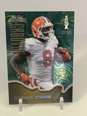Travis Etienne 2021 Wild Card Alumination Groovin RC No. GG-9 31