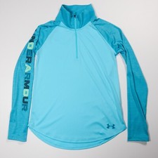 Under Armour 1/4 Zip Pullover Top Athletic Activewear Youth XL Loose Heatgear