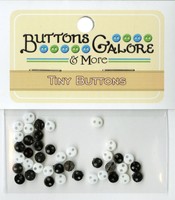 Buttons Galore Micros Mix Buttons 1/8 Black/white on sale Buttons Galore Micros Mix Buttons 1/8 Black/white on sale