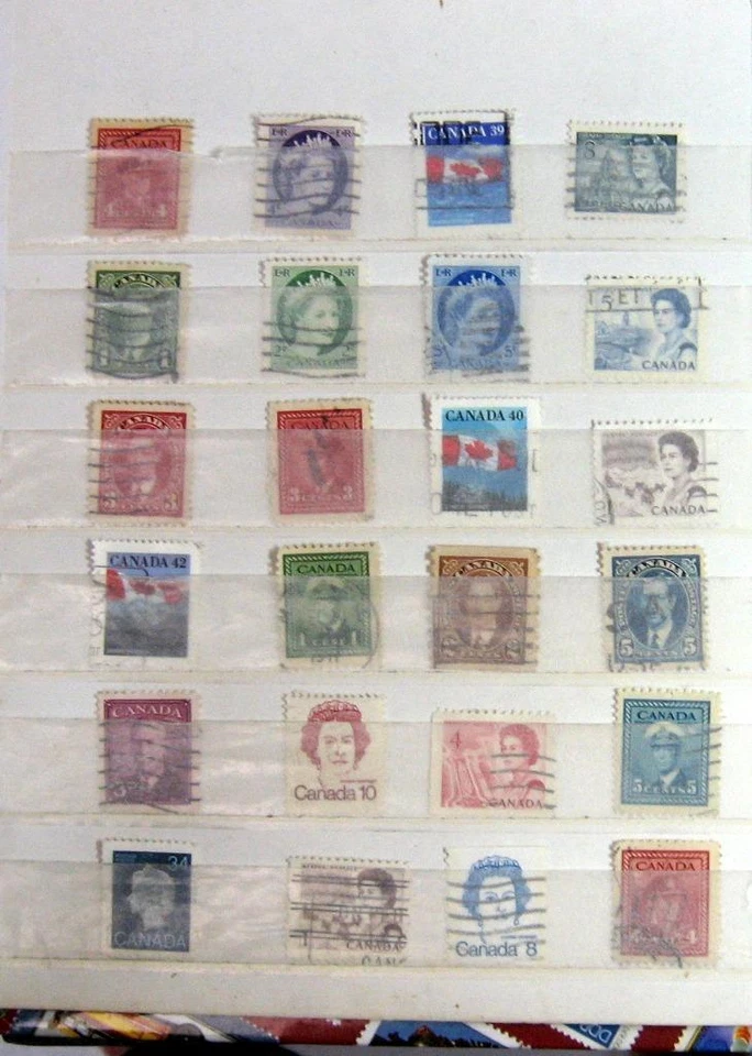 World Stamp Collection Canada Ceylon Scandinavia Israel EXT. & United States - Image 2 of 4