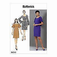 Butterick Sewing Pattern 6585 Misses Ladies Semi Fitted Dress Size 8-16 Uncut - Picture 1 of 5