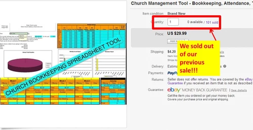 Church Management Tool  PRO - Bookkeeping, Attendance, Donations, Expense 