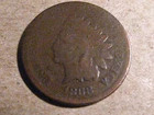 1868   Indian Cent   G/AG
