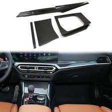 Kohlefaser Mittelkonsole Blenden Set passend f�r BMW G80 G82 G87 M3 M4 M2