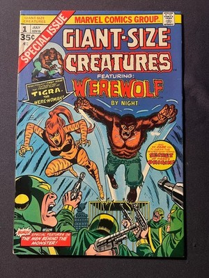 Giant Size Creatures #1 (1974) - 1st App TIGRA! Werewolf By Night - FN