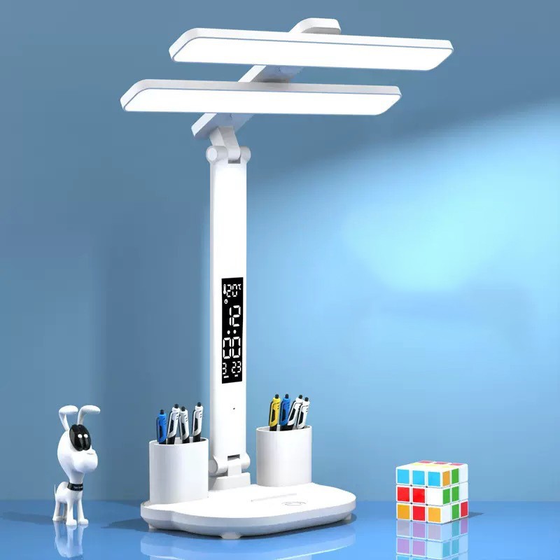 Desk Lamp with USB, Dimmable
