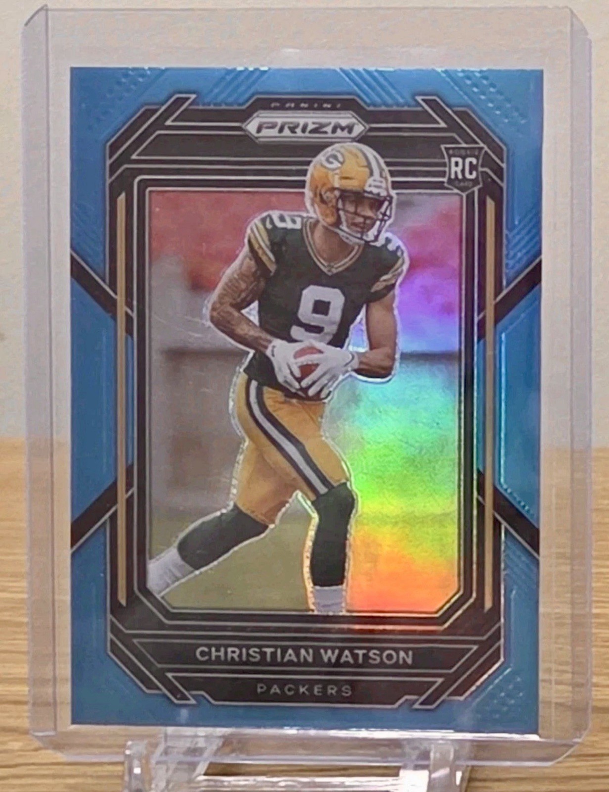 Christian Watson - 2022 Panini Light Blue Prizm #314 Packers RC