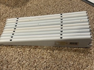 Rubbermaid 11.5" Twin Track Shelf Bracket 2096434 White lot of 9