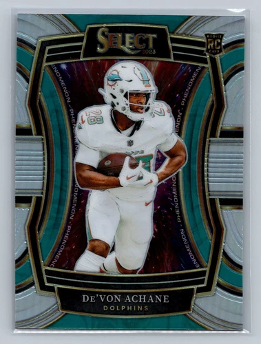2023 Panini Select De'Von Achane Phenomenon Silver Prizm #PH-DAC