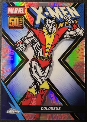2025 Topps Chrome Marvel Colossus X Men Giant Size 50th Anniversary #XM-2