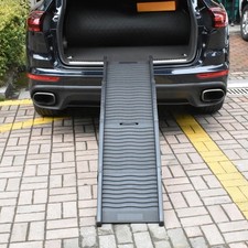 Portable Folding Car Pet Steps Non Slip Climbing Ladder Adjustable Ramp Slope   