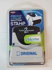 Cosco Premium 1-Color "BLUE" Shutter Stamp "ORIGINAL" 035622