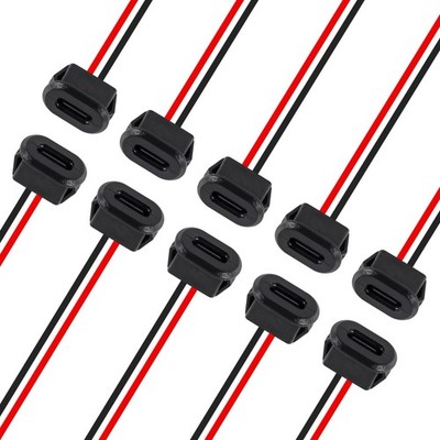 10 Stück USB-C Wasserdicht Zopf Kabel 2 Pin Open End Stecker