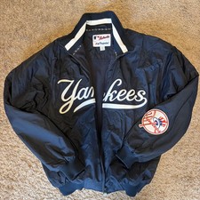 Vtg Majestic New York Yankees Authentic Collection Dugout Jacket Size L MLB R29