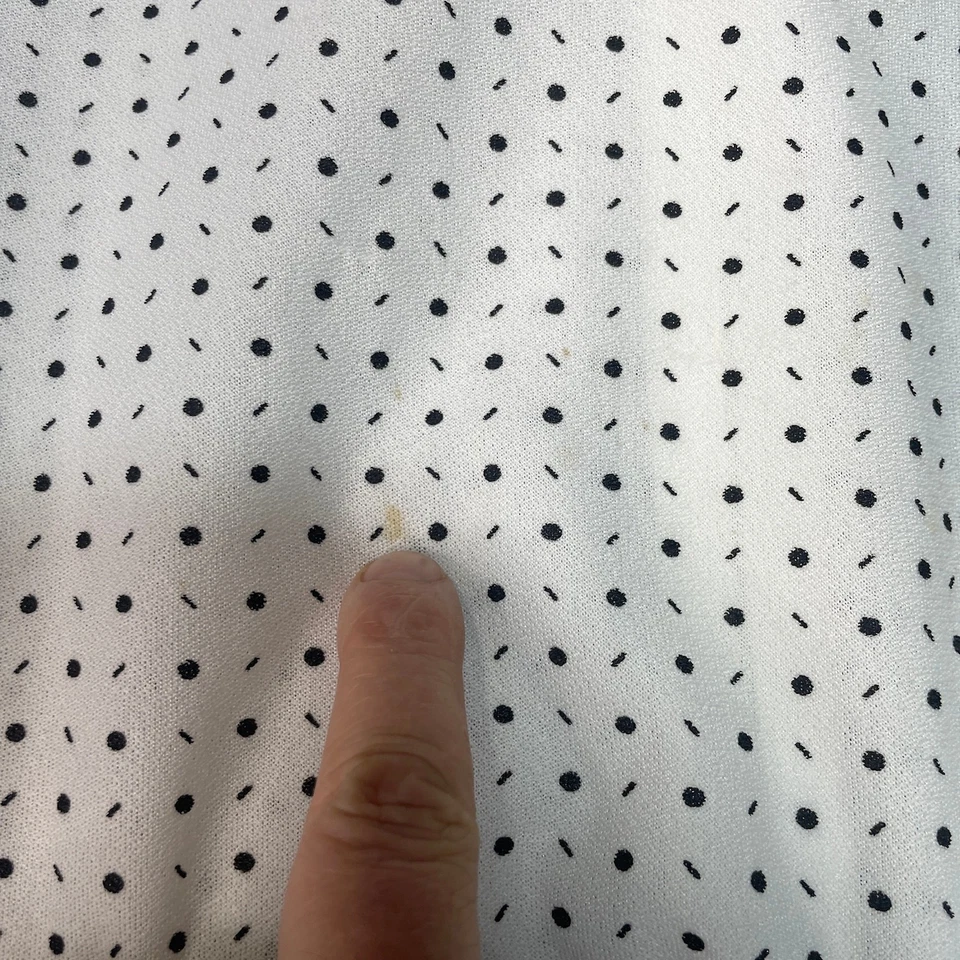 Vestido Jenny Vintage Mujer Mediano Lunares Manga Gorra Negro Rojo Clásico Años 70 60 Foto 3 de 4