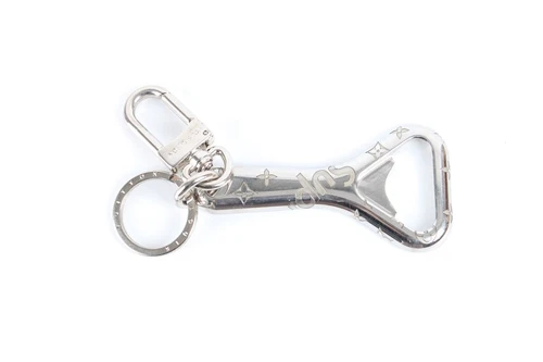 Porte clés Louis Vuitton X Supreme argent monogramme 70020127