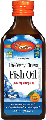 - the Very Finest Fish Oil, 1600 Mg Omega-3S, Liquid Fish Oil Supplement, Nor...