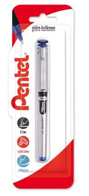 5902894015472 Pióro kulkowe 0,7 mm EnerGel BL17 niebieski 1 szt. Pentel