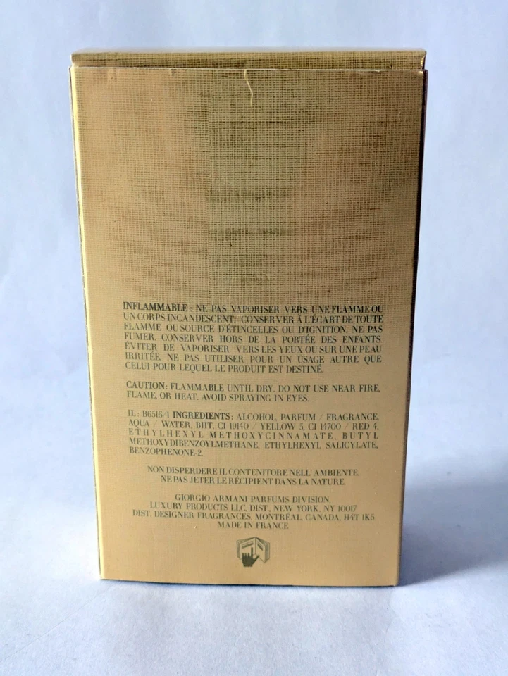 Sensi Giorgio Armani Perfume Eau de Parfum 1 fl oz. Spray Natural 30 ml en Caja Foto 4 de 4