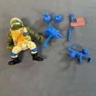 1991 TMNT Mutant Military Lieutenant Leo Figure Complete Vintage Playmates