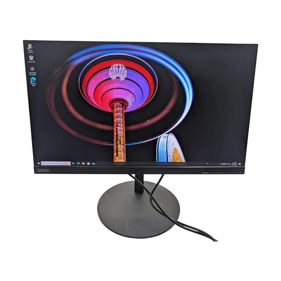 Lenovo  P24q-10 23.8” Widescreen QHD 2560x1440 LCD Monitor Grade-B - Image 2 of 4