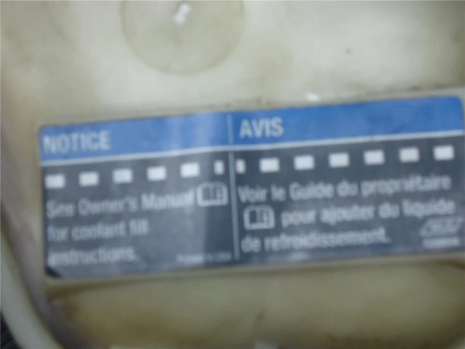 Chevrolet Cavalier 1999-2005 2,2 L OEM botella de depósito de refrigerante Foto 3 de 4