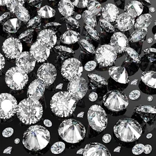 Hicarer 1600 Pieces Diamond Decorations Acrylic Diamond Table Scatter Crystals